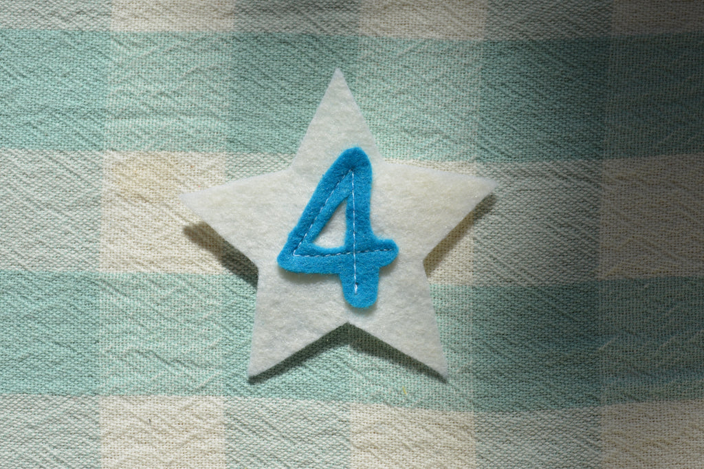 Star Number Pin