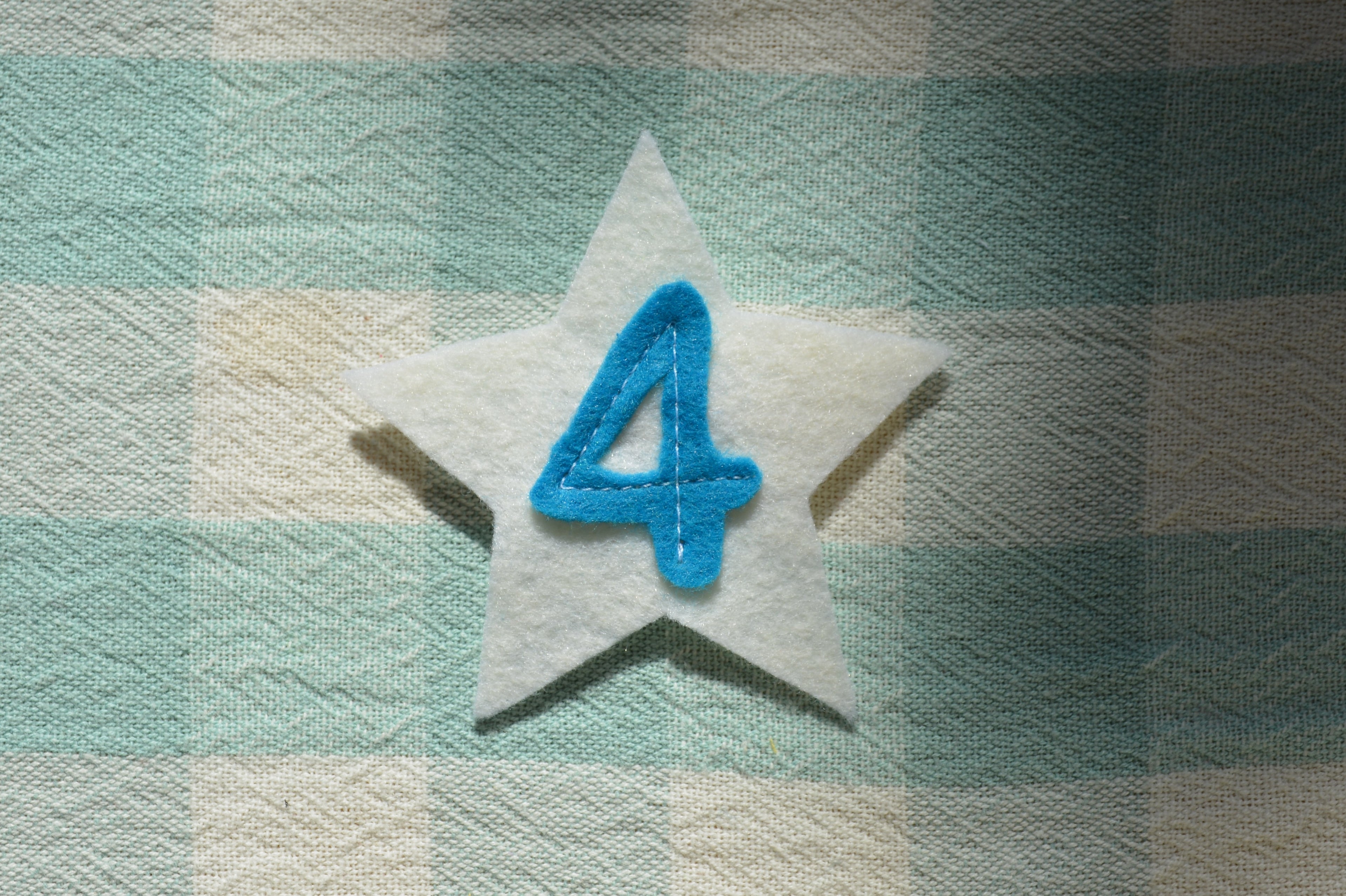 Star Number Pin