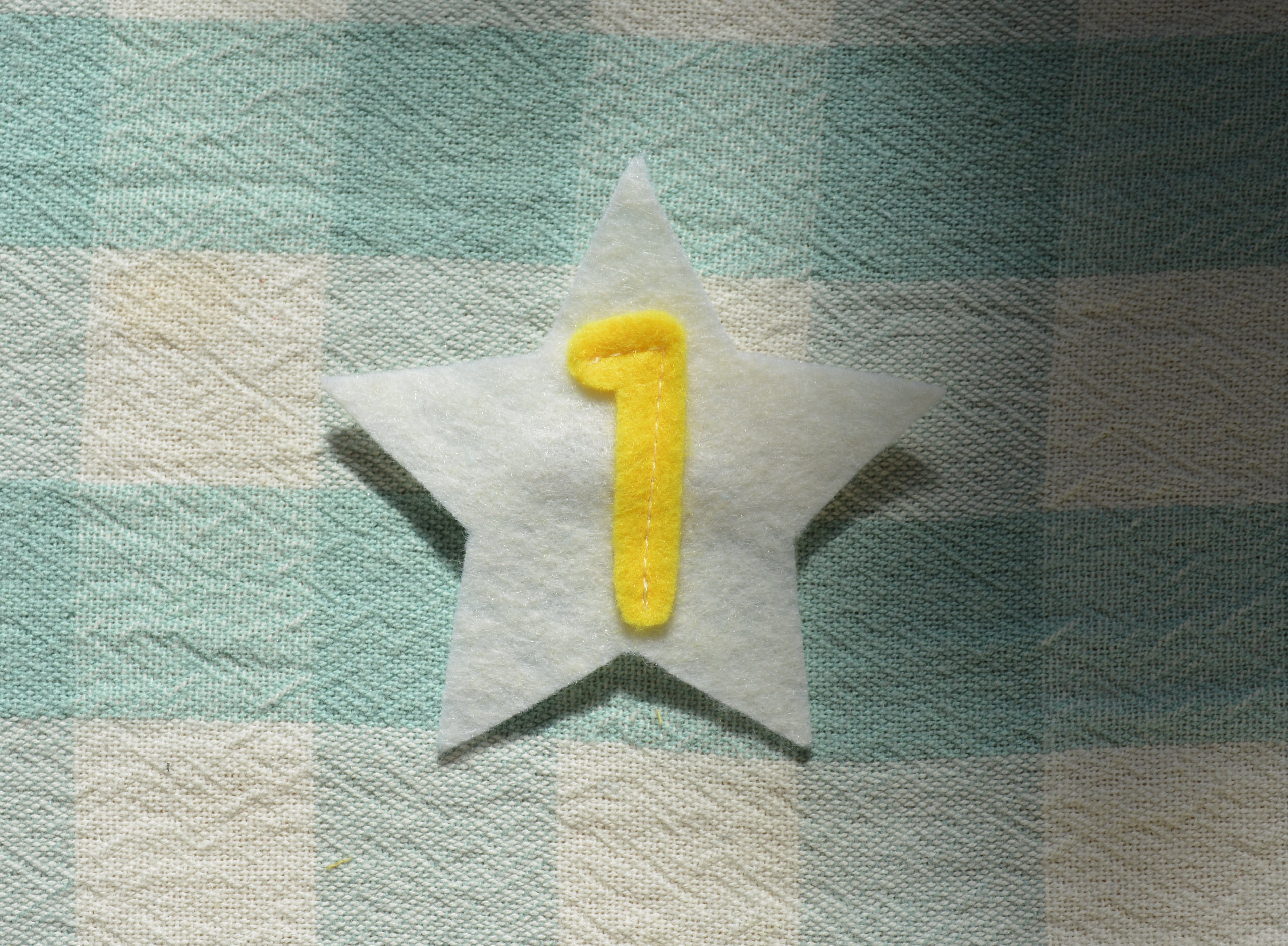 Star Number Pin