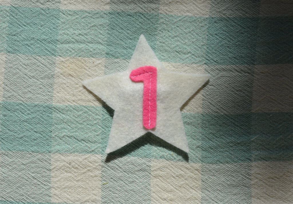 Star Number Pin