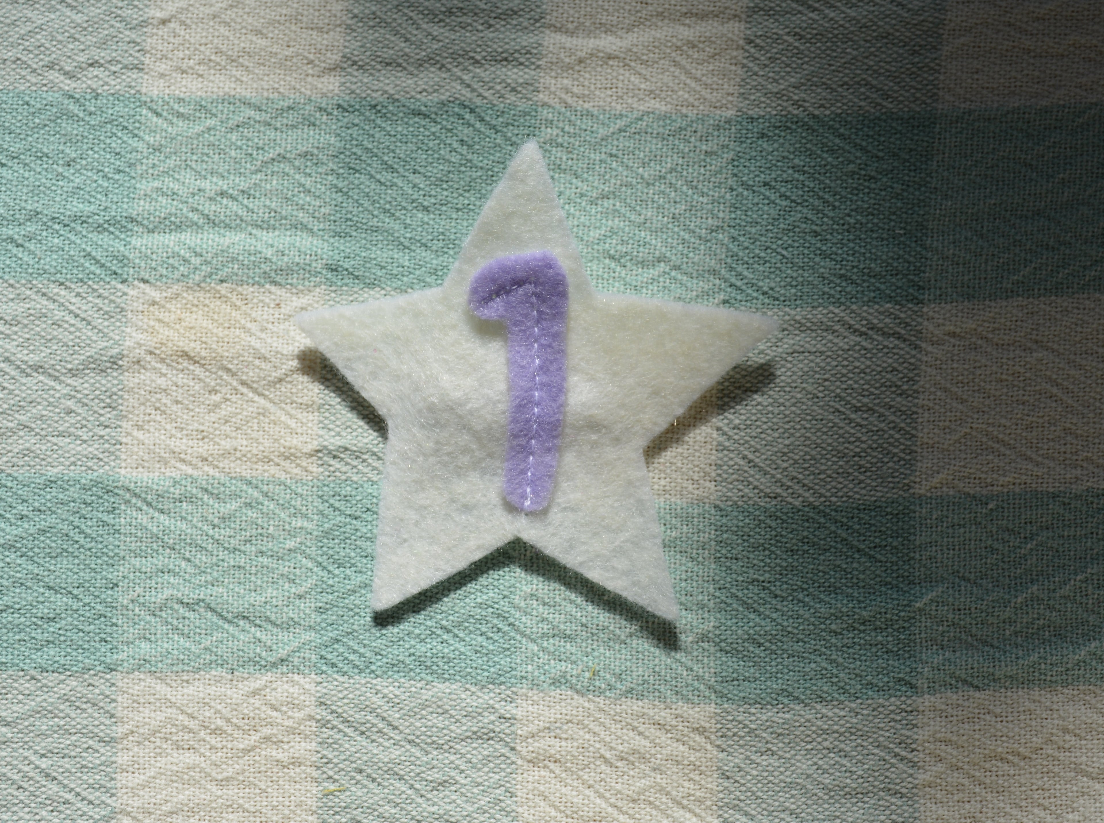 Star Number Pin