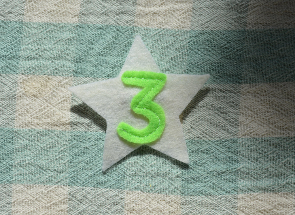 Star Number Pin