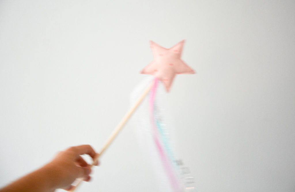 Star Magic Wand - Pink Stars