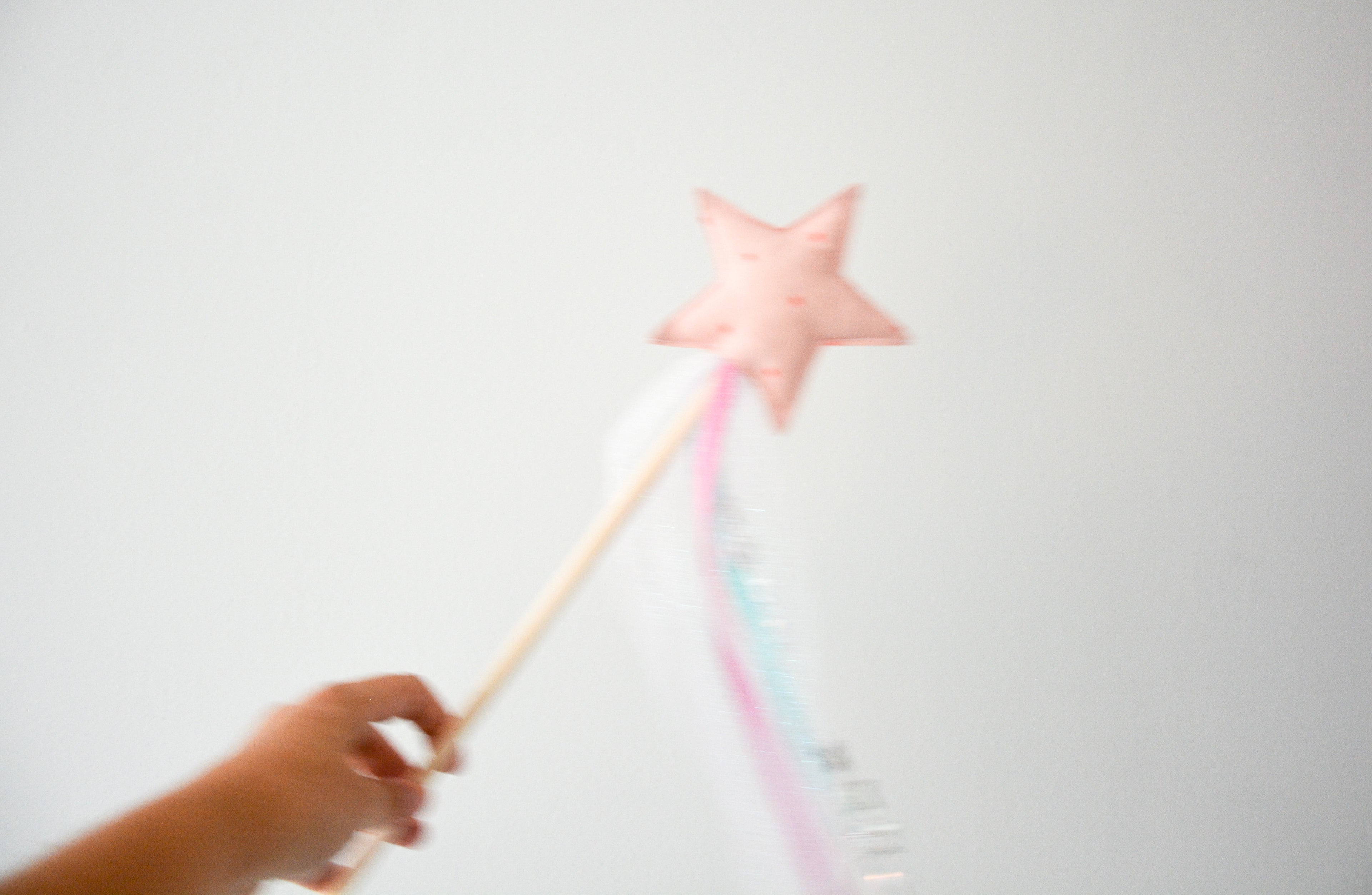 Star Magic Wand - Pink Stars