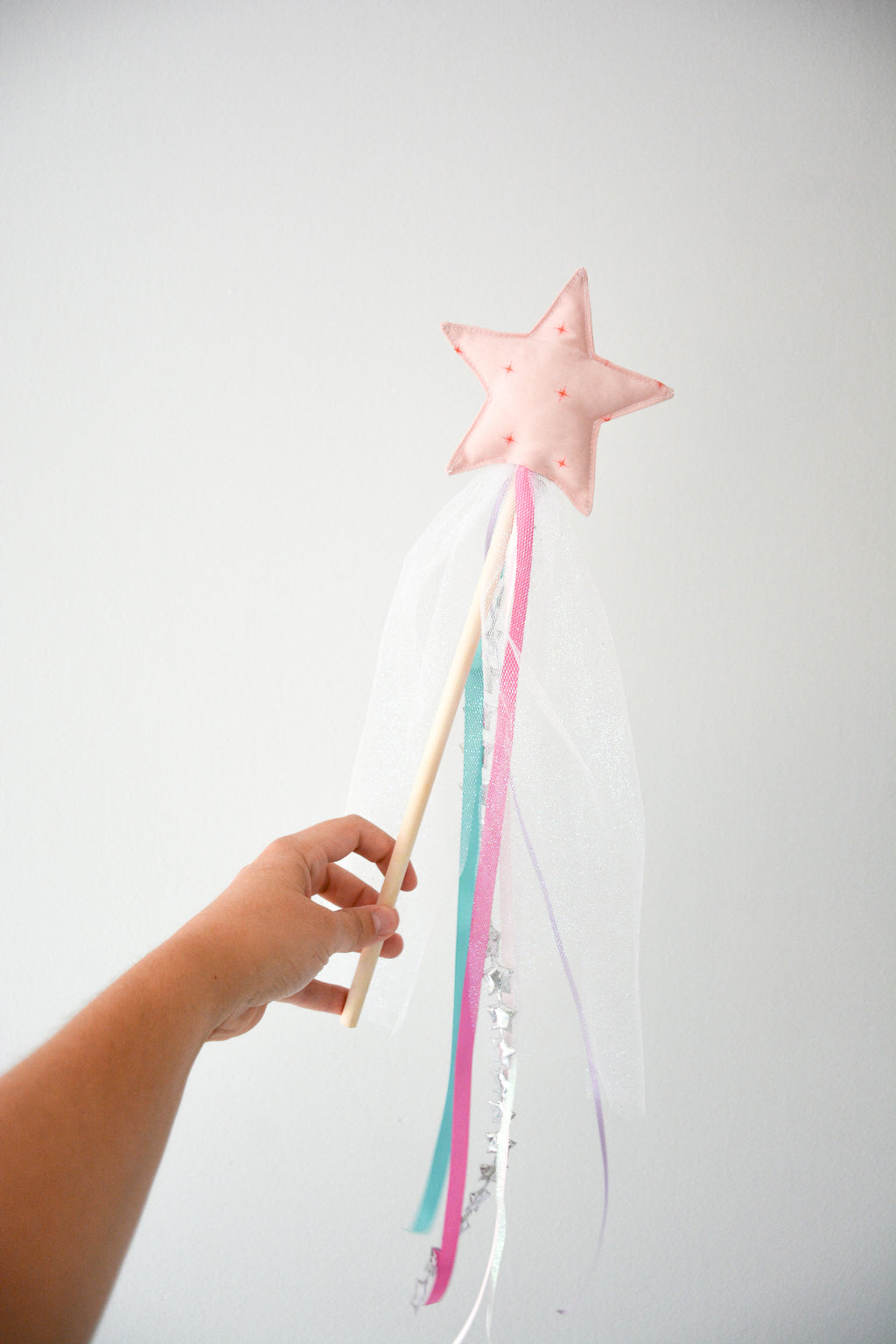 Star Magic Wand - Pink Stars