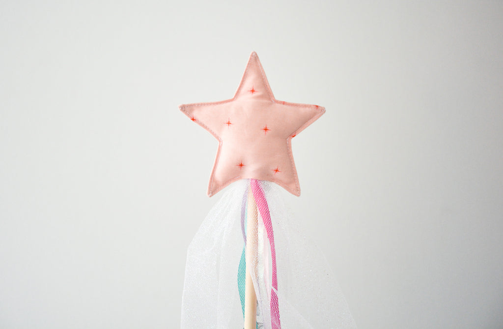 Star Magic Wand - Pink Stars