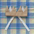 Party Crown - Gold Gingham