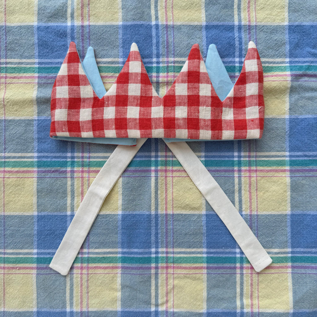 Party Crown - Picnic Gingham