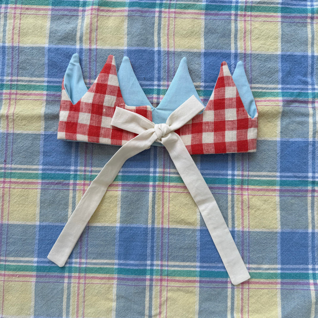 Party Crown - Picnic Gingham