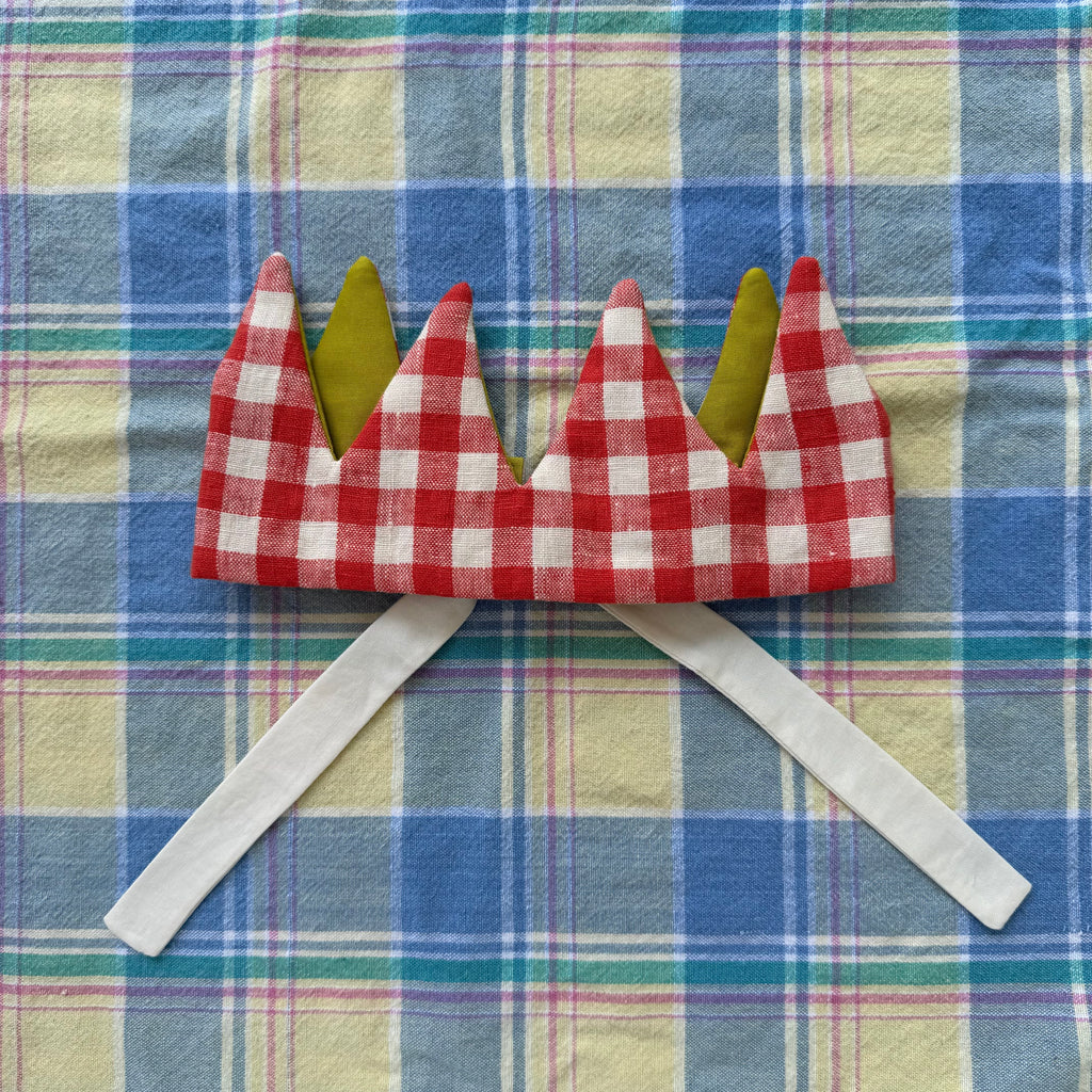 Party Crown - Picnic Gingham