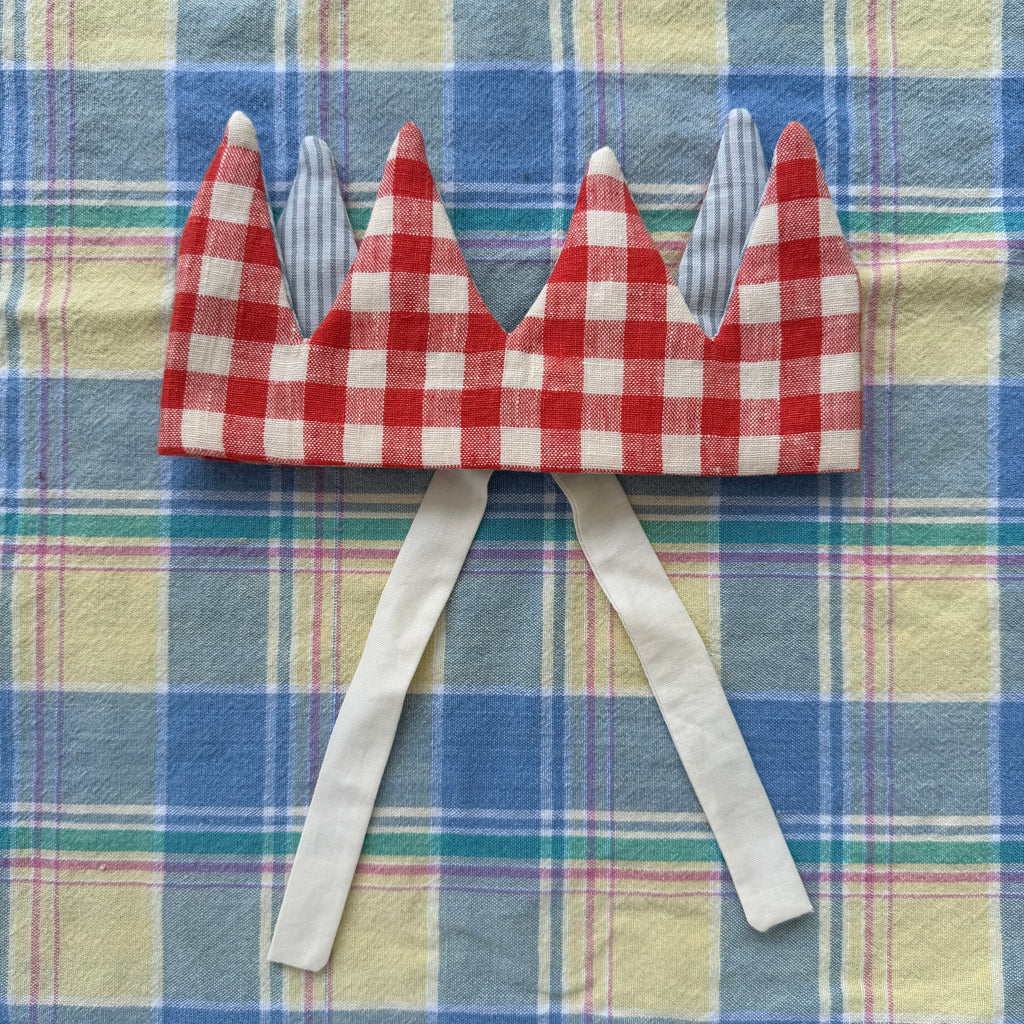 Party Crown - Picnic Gingham