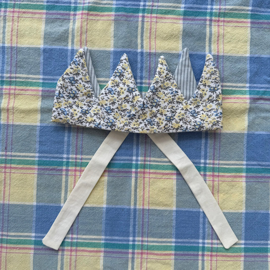 Party Crown - Yellow Floral
