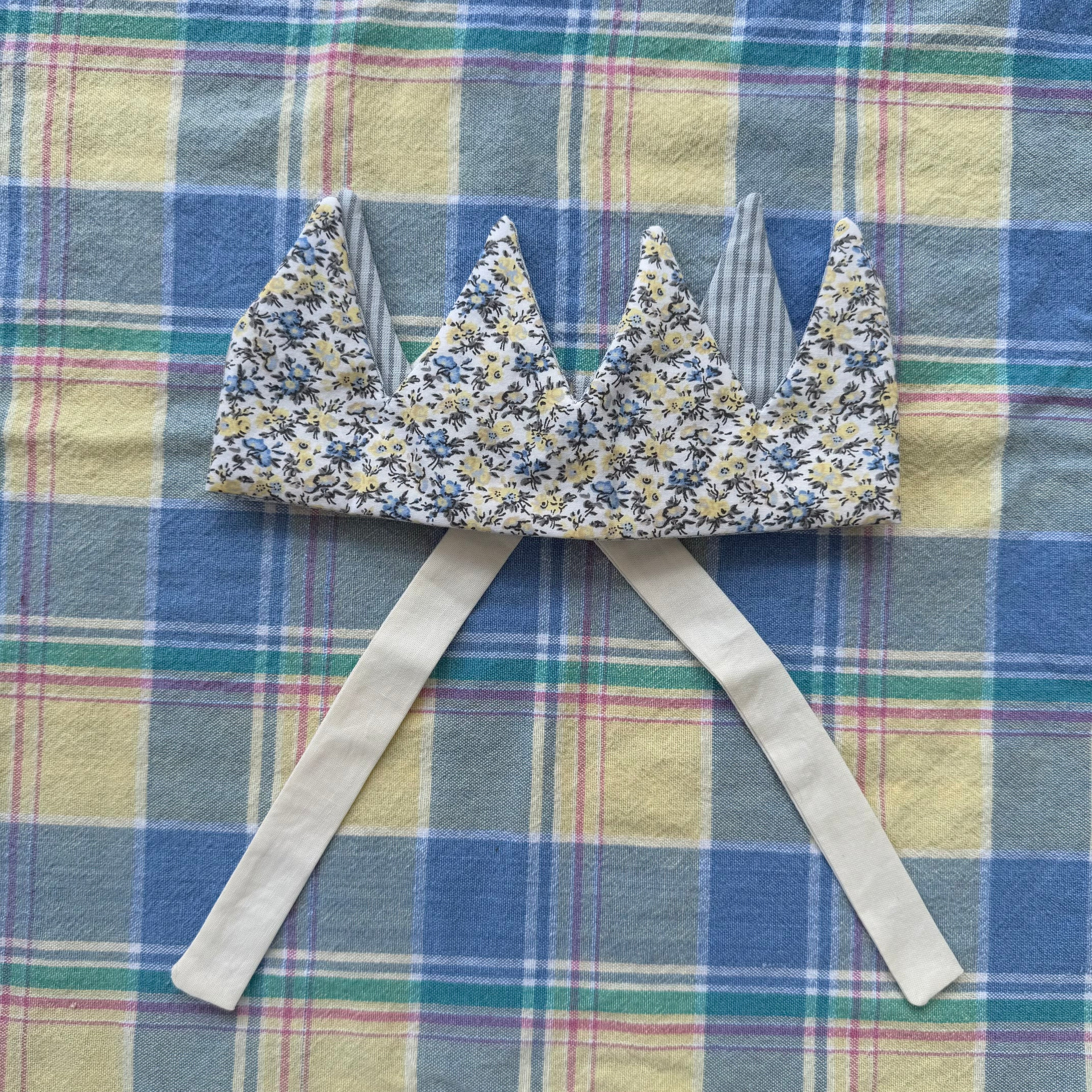 Party Crown - Yellow Floral
