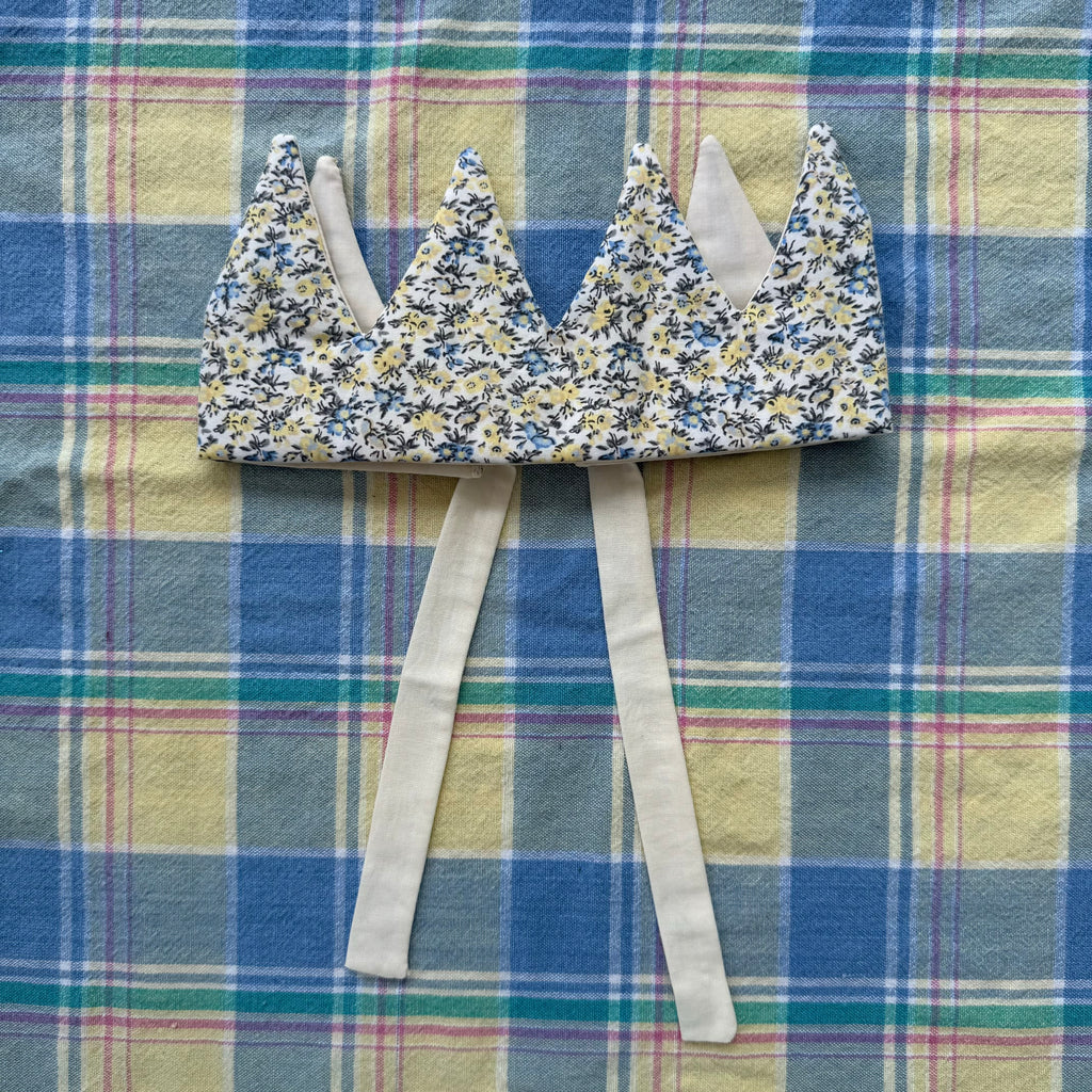 Party Crown - Yellow Floral