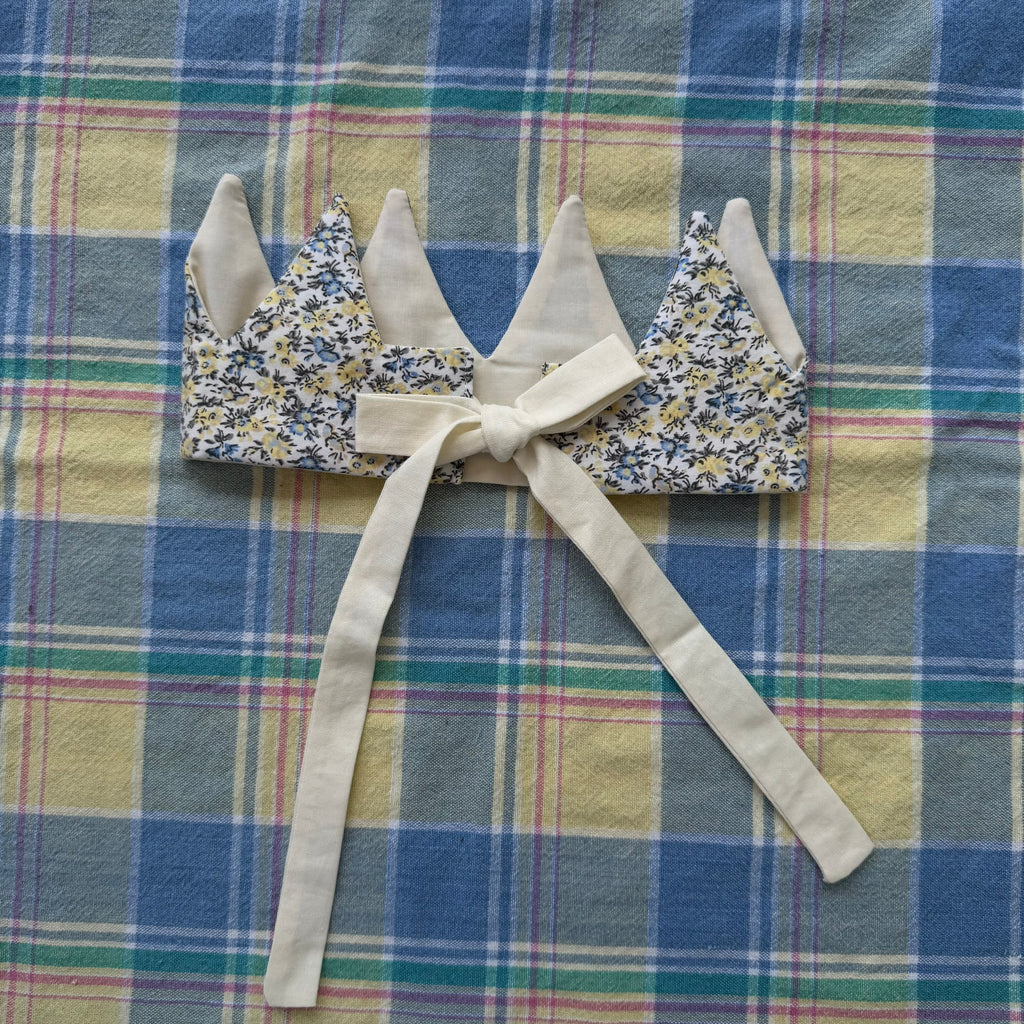 Party Crown - Yellow Floral