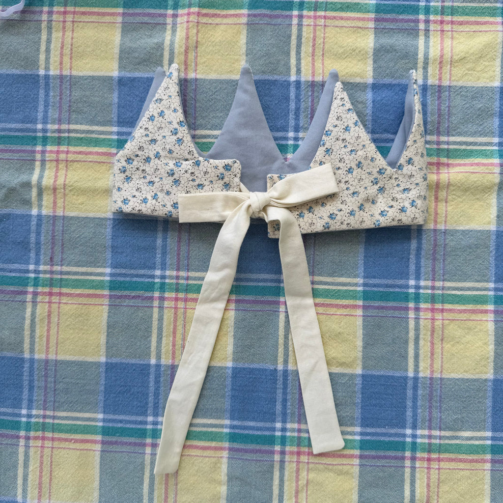 Party Crown - Blue Floral