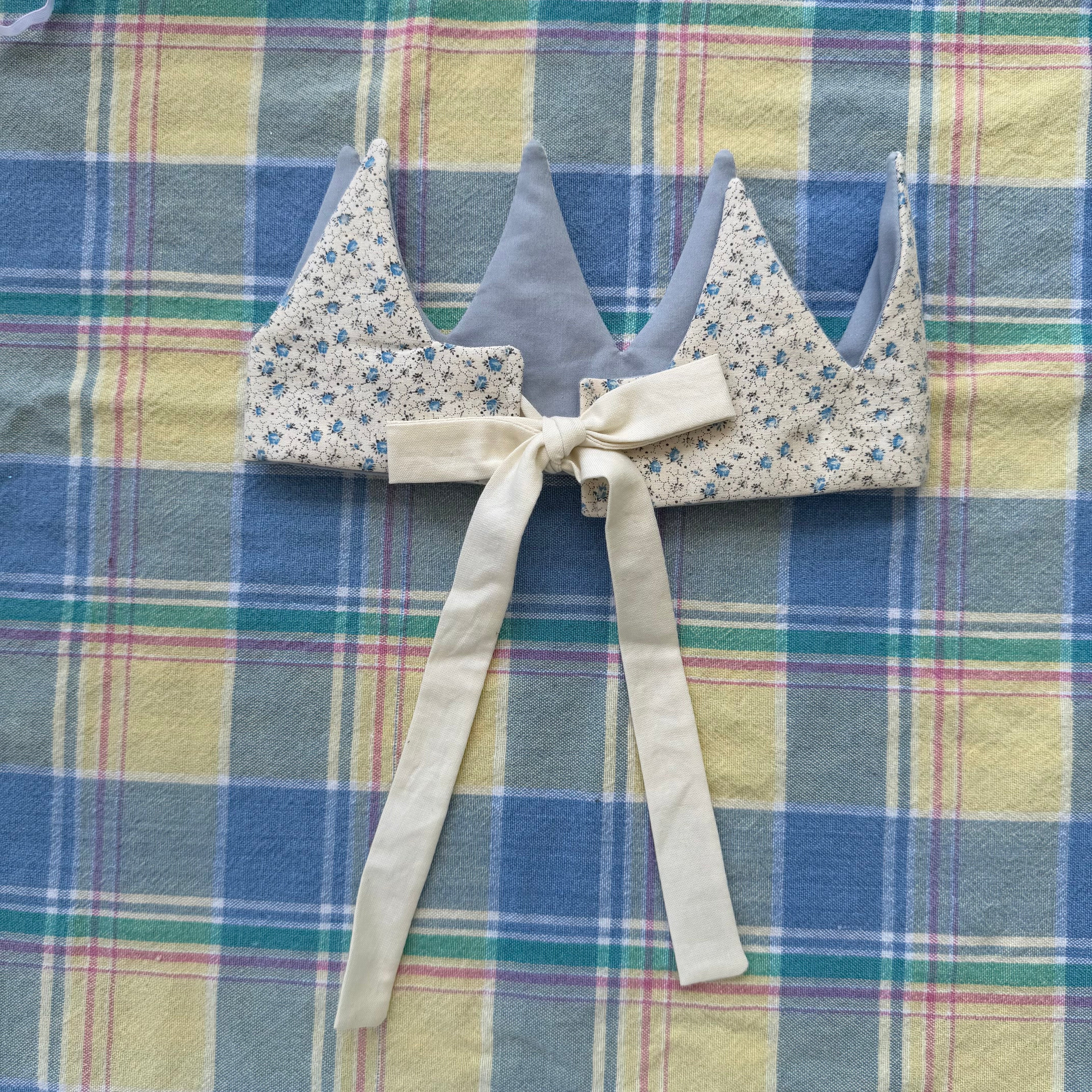 Party Crown - Blue Floral