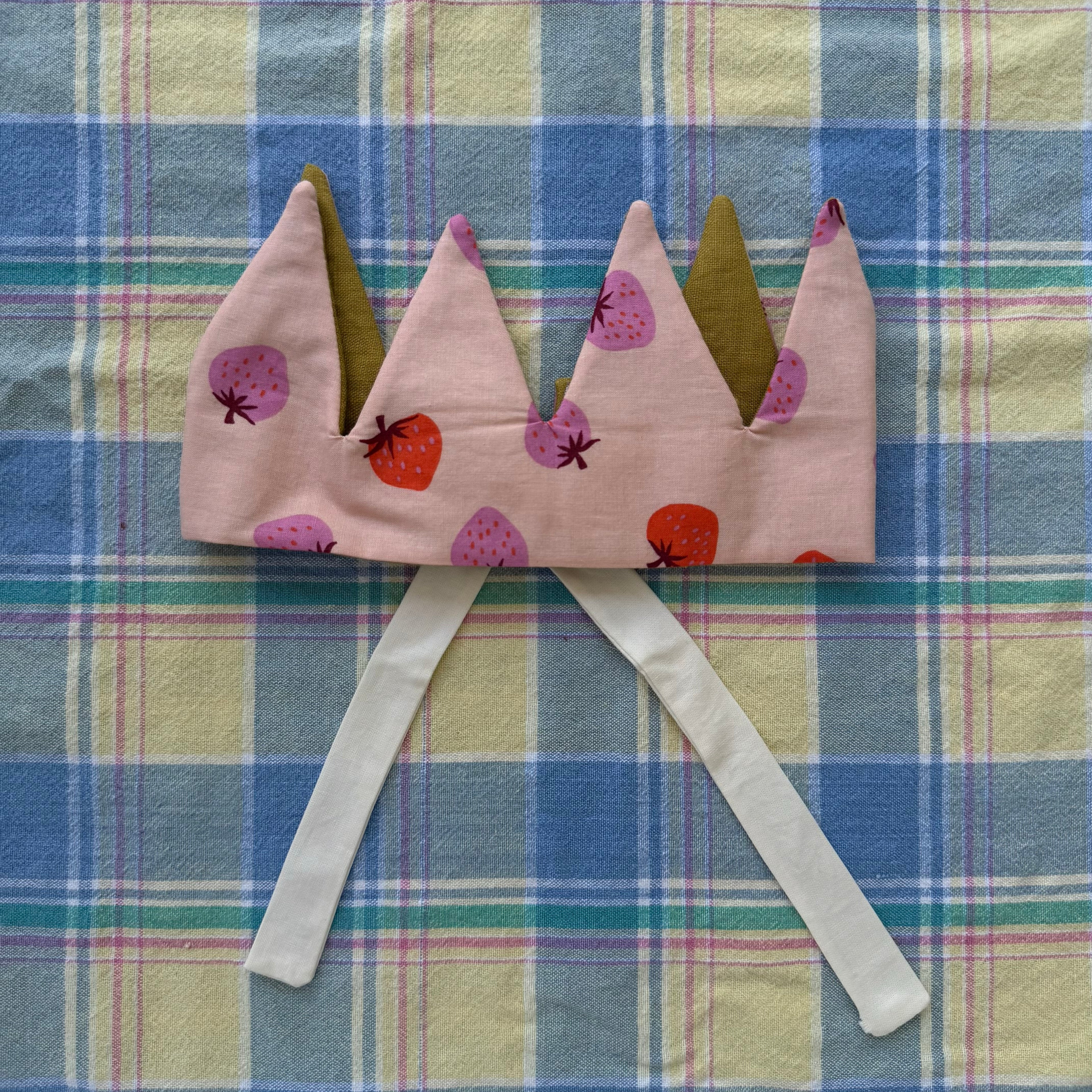 Party Crown - Strawberry Patch