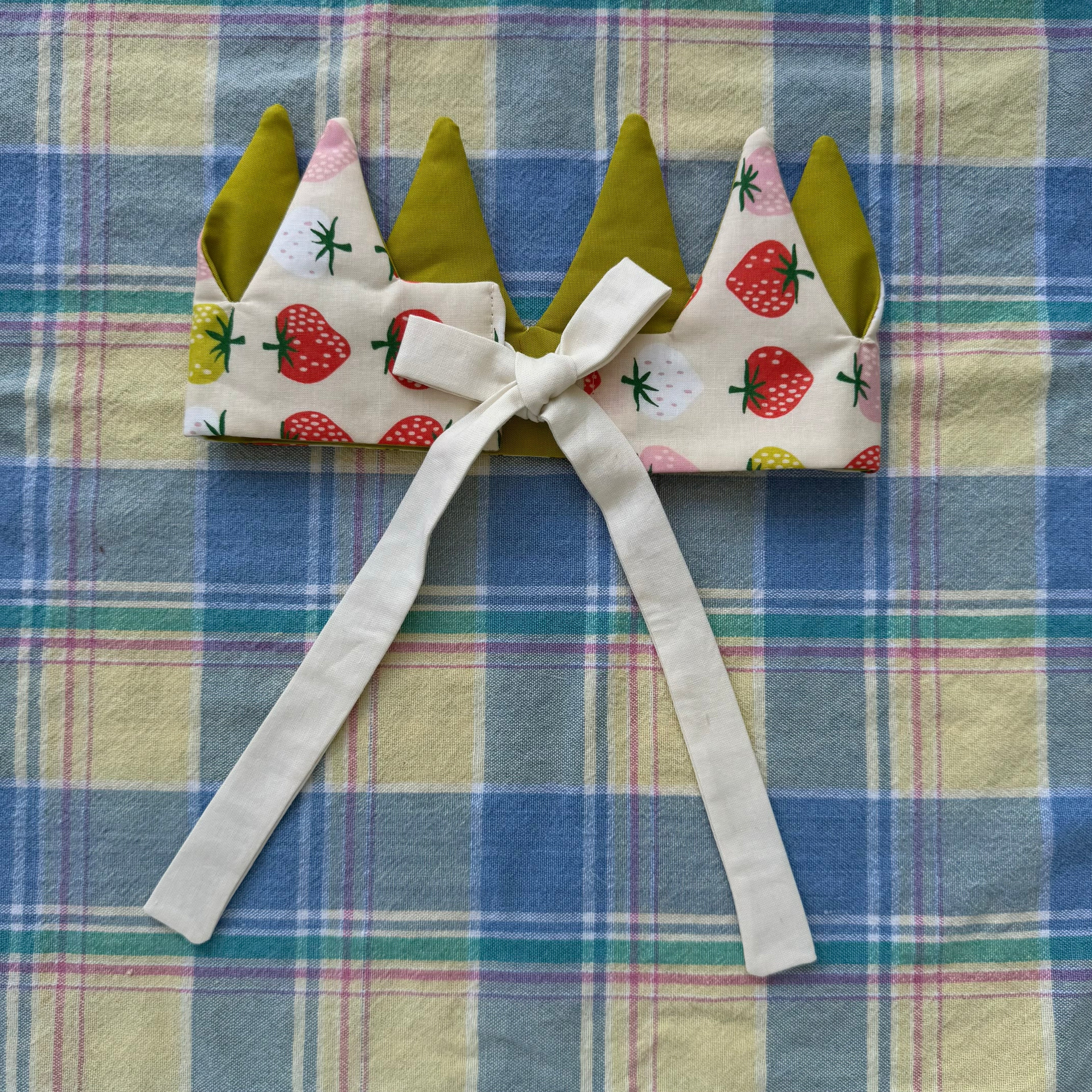 Party Crown - Strawberries & Cream